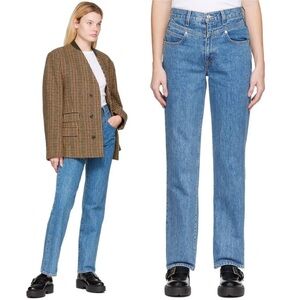 SLVRLAKE London Double Yoke Straight Leg Jeans Size 27